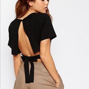 ASOS size 6 black top